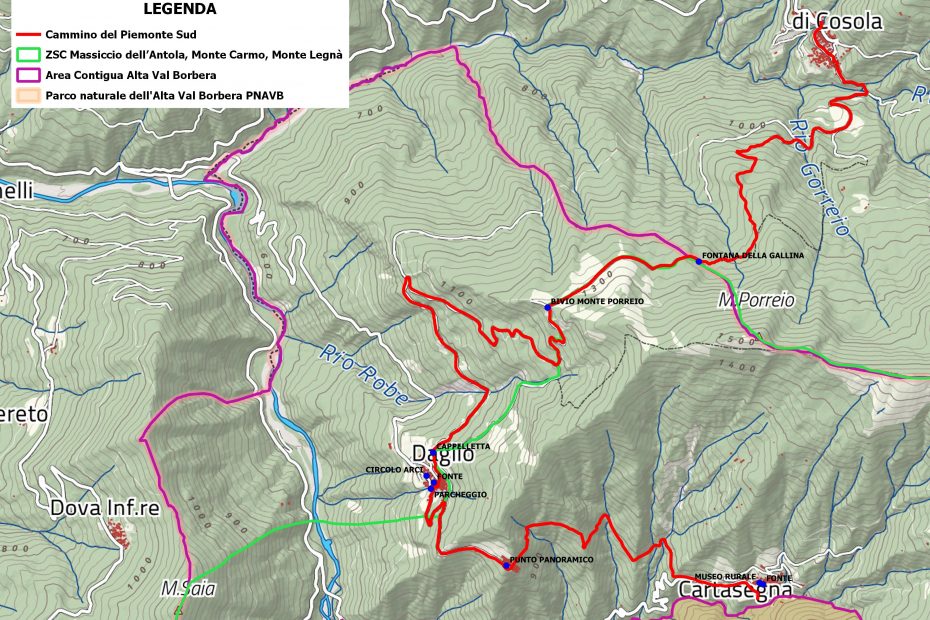 TAPPA 2 Montaldo di Cosola - Cartasegna