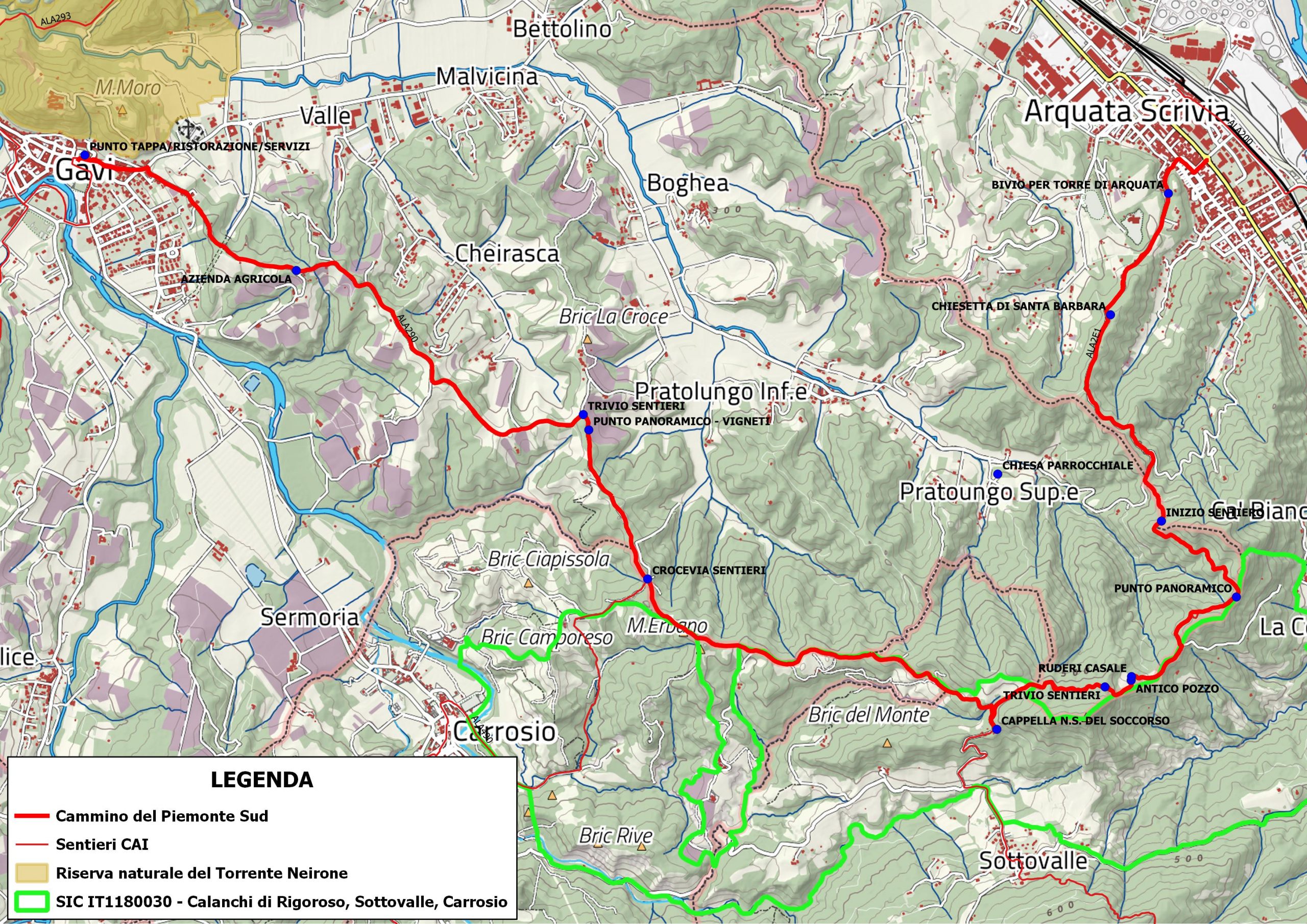 TAPPA 8 Arquata Scrivia - Gavi - MAPPA