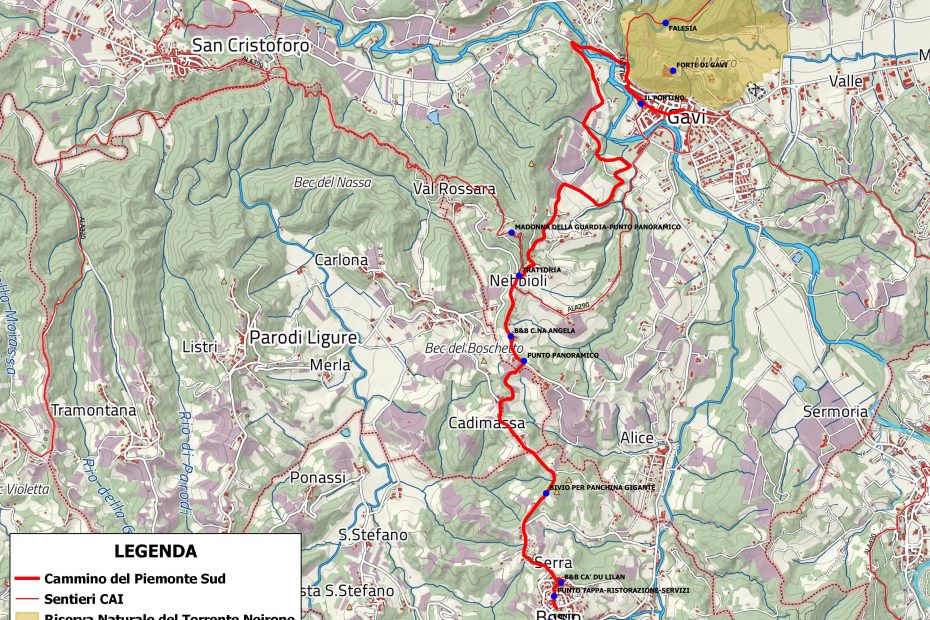 Tappa 09 - Gavi - Bosio - Gavi MAPPA