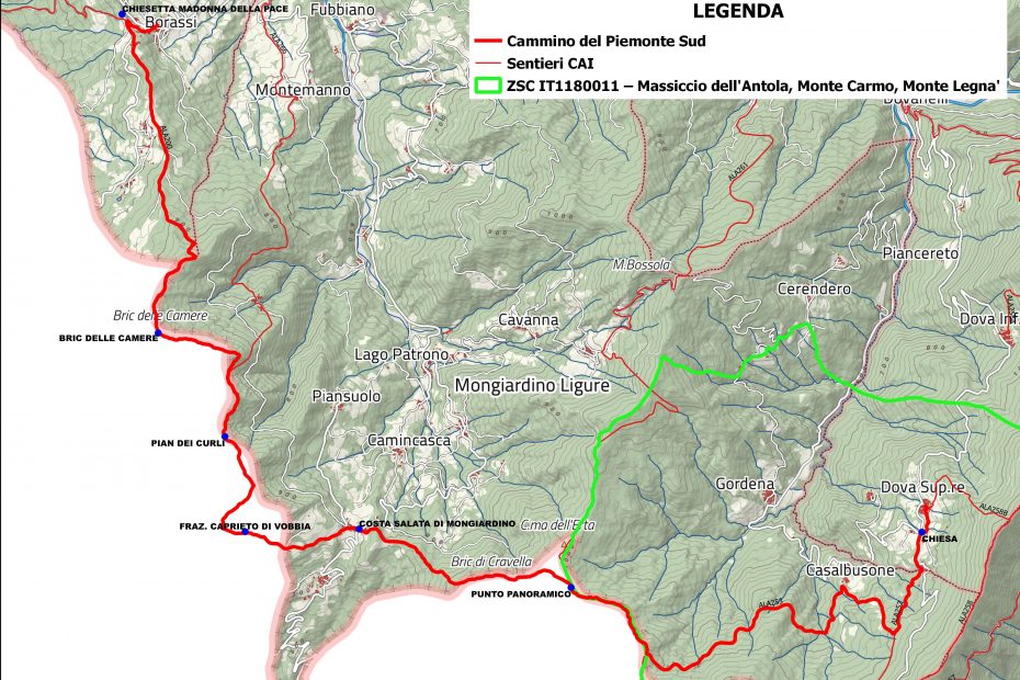 TAPPA 5 Dova Superiore - Borassi - MAPPA